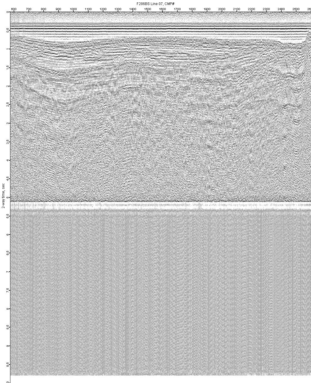 image of seismic data