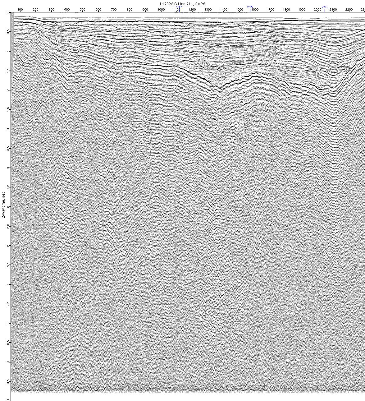 image of seismic data