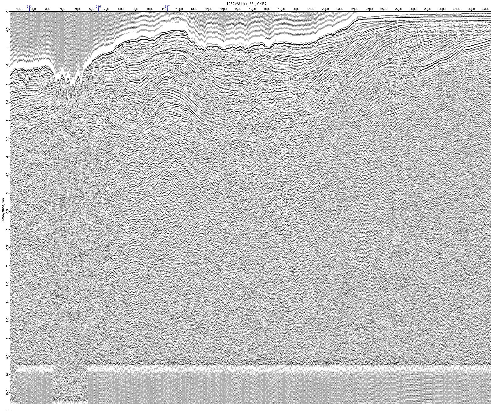 image of seismic data