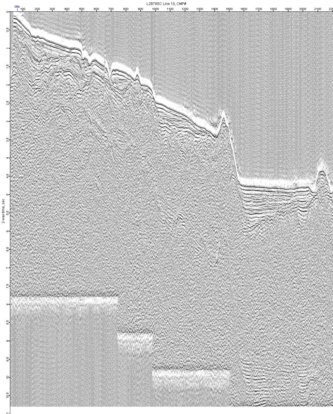 image of seismic data