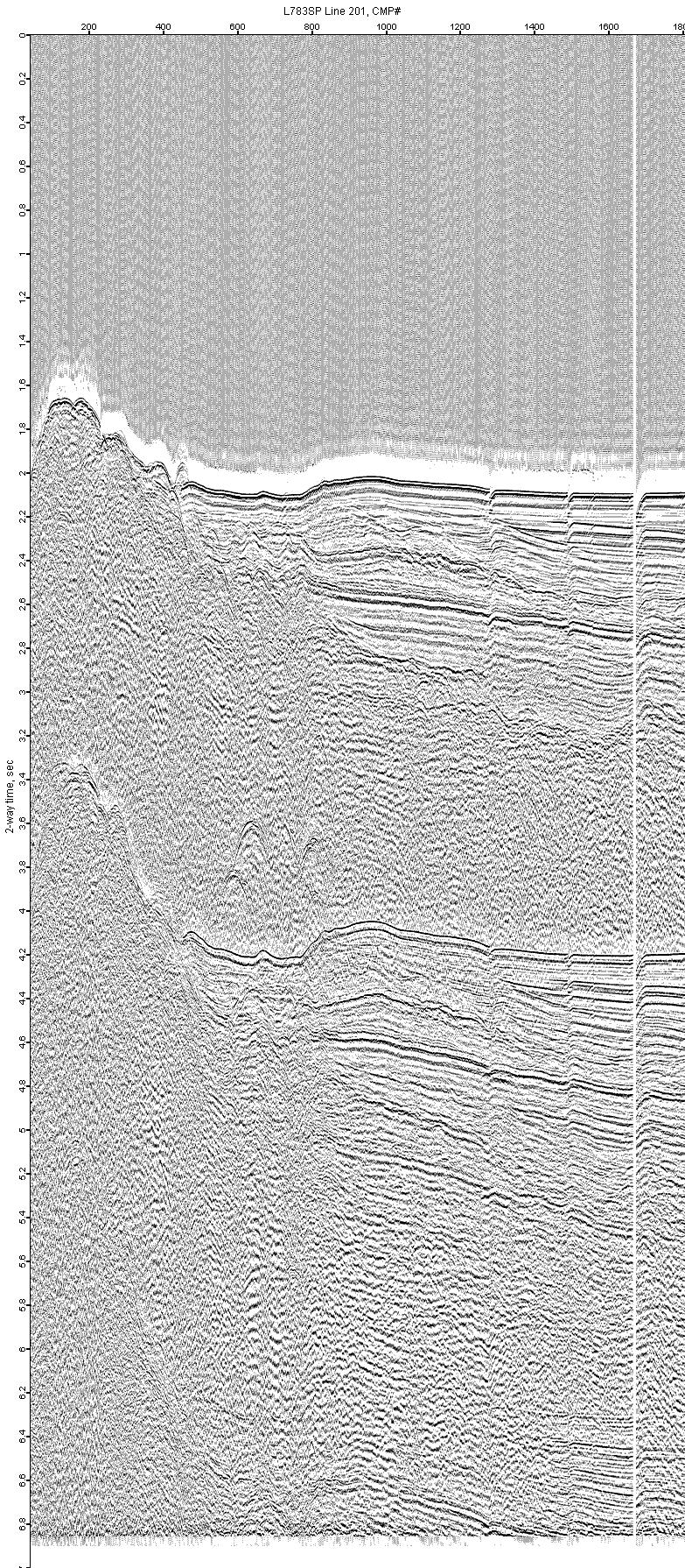 image of seismic data