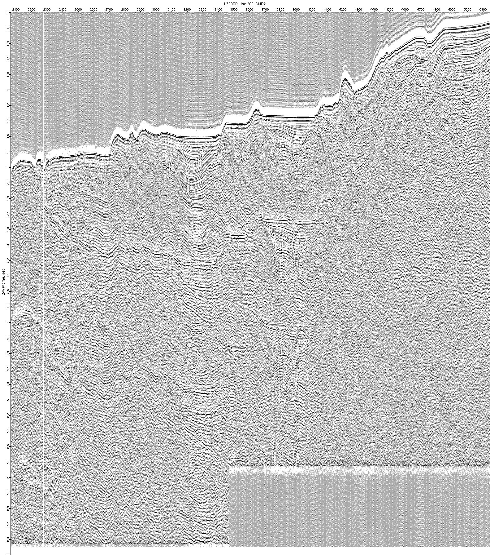 image of seismic data
