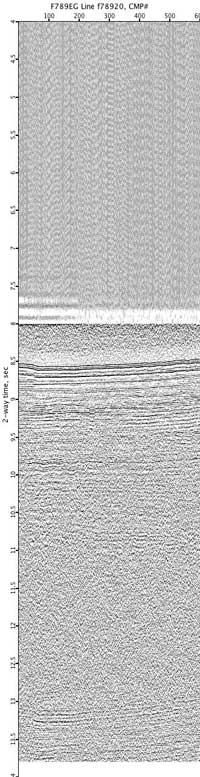 image of seismic data