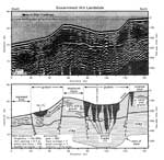 GPR profile across the Government Hill landslide.