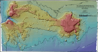 shaded relief bathymetry