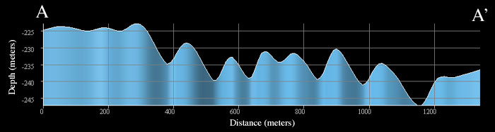 profile of A-A' in perspective 5