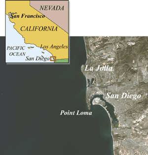 San Diego location map