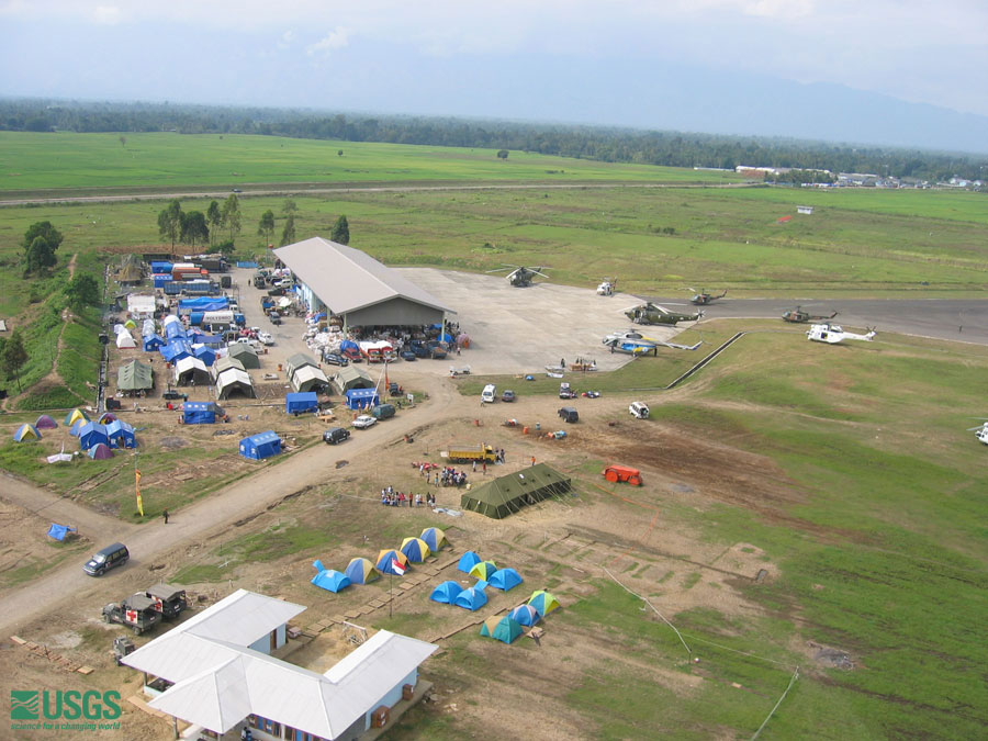 Photo from helicopter flight along coast