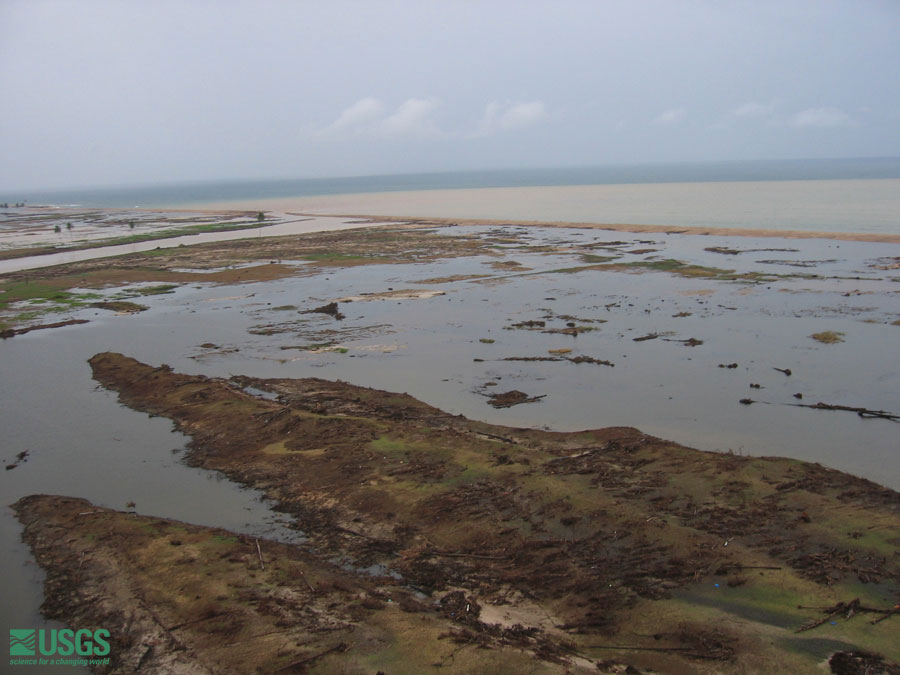 Photo from helicopter flight along coast