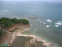 photo of coast of Sumatra taken from a helicopter, see caption below