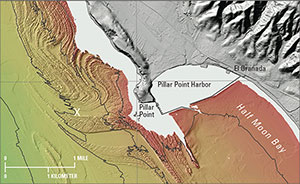 Excerpt from sheet 1 of USGS Open-File Report 2014–1214 produced by the California Seafloor and Coastal Mapping Program.