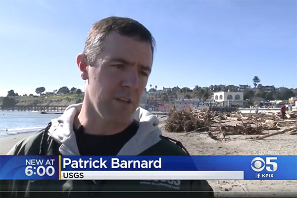 Screenshot of Patrick on the news.