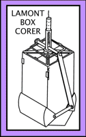 Diagram of Lamont Box Corer (Lee and Clausner, 1979)