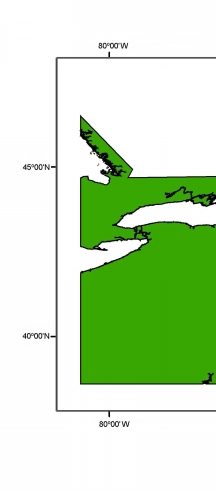 Medium Resolution Digital Vector U.S. shoreline shapefile for the Long Island Sound GIS project area.