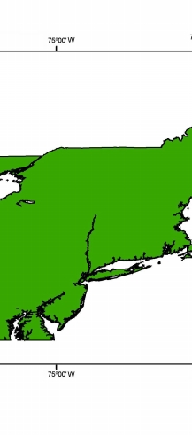 Medium Resolution Digital Vector U.S. shoreline shapefile for the Long Island Sound GIS project area.