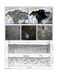 Fig. 4.5. Maps of seafloor topography and backscatter intensity  in Salem Sound.
