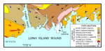 Figure 2. Bedrock geologic map of the area onshore from NOAA survey H11250 simplified from Rodgers (1985).