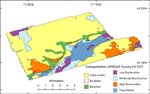 Figure 10. Interpretation of sidescan-sonar imagery of the study area.