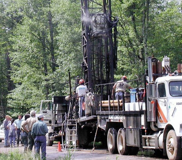 photo of Rotosonic Drill Rig