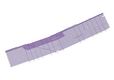 thumbnail image of trackline navigation for the bathyswath SWATHplus sonar